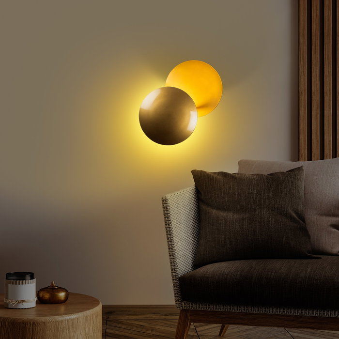 Opviq Lámpara de pared Dorada Opviq Lámpara de pared Dorada
